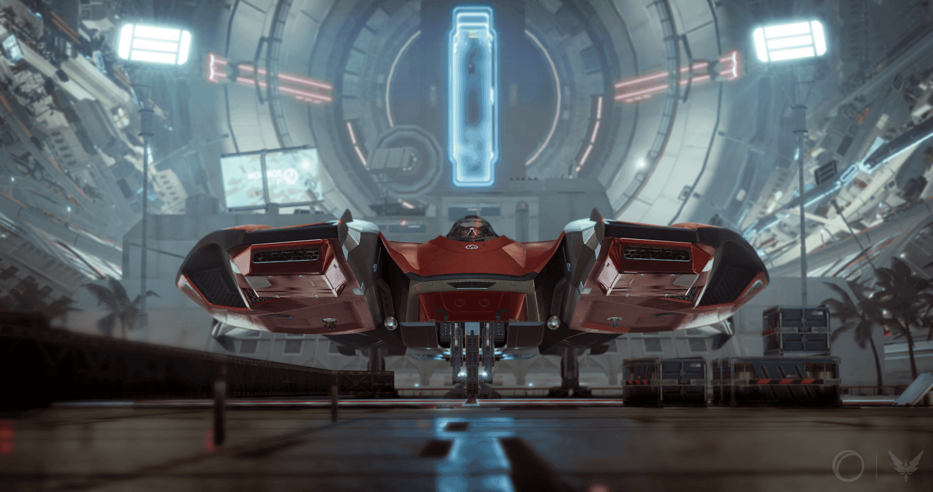 The image of the station interior looking towards the mailslot. - Source Elite Dangerous Forums